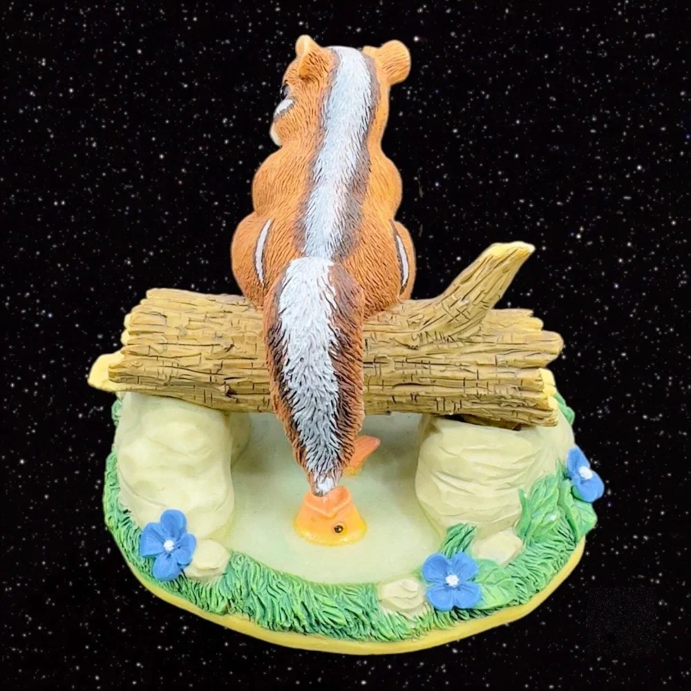 Charming Tails Chipmunk Fitz and‎ Floyd Figurine Resin GONE FISHING 3